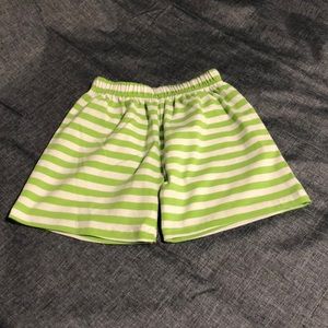 Lime and white Love That Cotton shorts